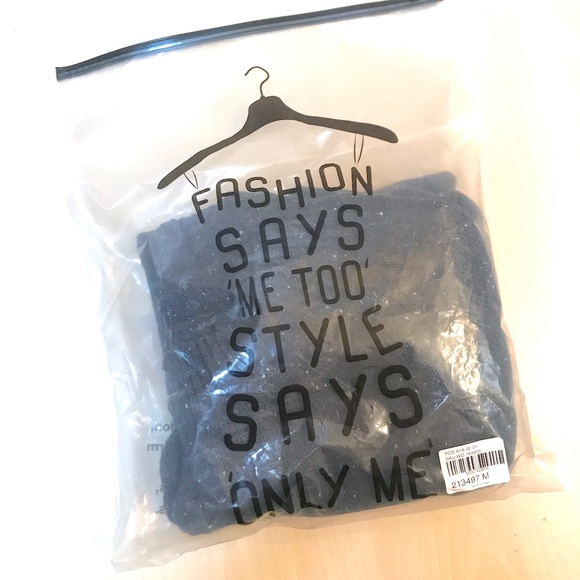 Scottish Blue Speckled Cardigan W/Toggle. Womens Medium. NWT - Picture 11 of 12